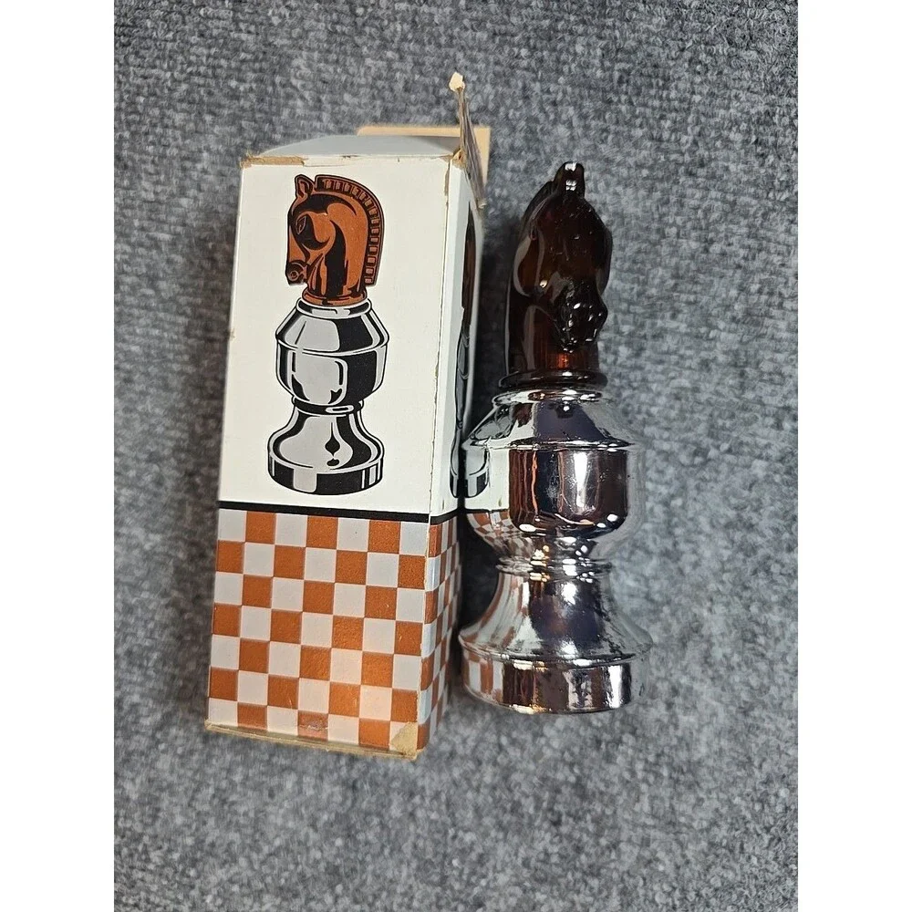 VTG Avon "Smart Move II" Horse Knight Chess Piece Wild Country After Shave Full - Picture 2 of 7